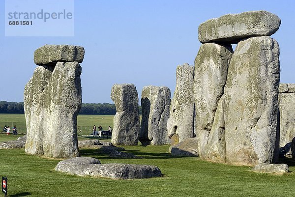 zwischen  inmitten  mitten  stehend  Europa  Stein  flirten  Großbritannien  Kreis  UNESCO-Welterbe  England  prähistorisch  Stonehenge  Wiltshire