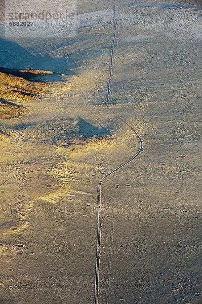 Fernverkehrsstraße  Wüste  Kreis  Ansicht  Namibia  Namib  Namib Naukluft Nationalpark  Luftbild  Fernsehantenne  Afrika  Fee