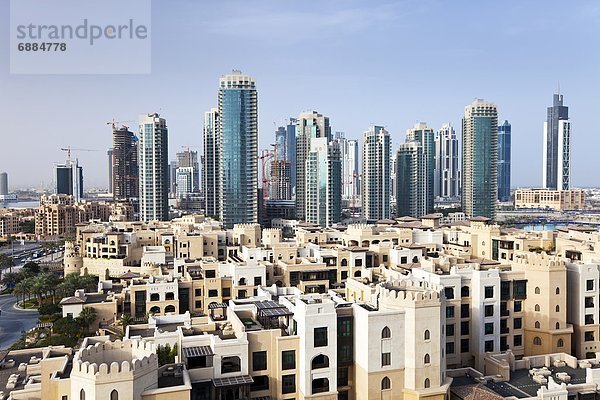 Einkaufszentrum  Vereinigte Arabische Emirate  VAE  über  Ansicht  Erhöhte Ansicht  Aufsicht  heben  Naher Osten  Dubai