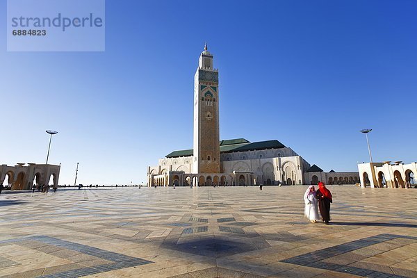 Nordafrika 3 Afrika Hassan-II.-Moschee Marokko Moschee