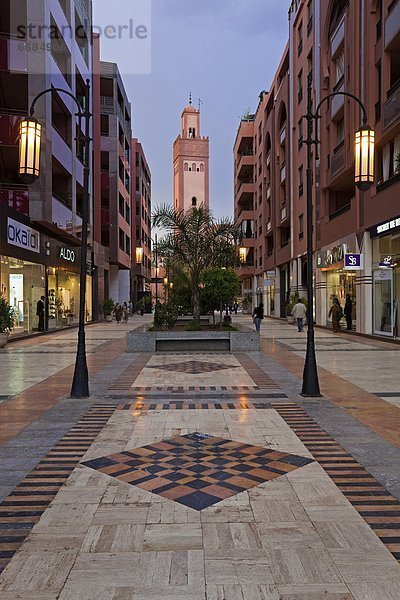 Nordafrika Reichtum Apartment Zimmer Einkaufszentrum Afrika Marrakesch Marokko neu