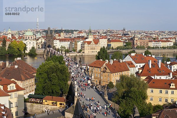 Prag  Hauptstadt  Europa  Tschechische Republik  Tschechien  UNESCO-Welterbe  Karlsbrücke