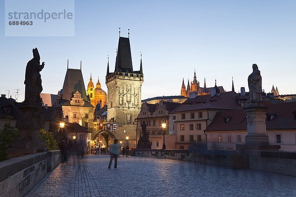 Prag  Hauptstadt  Europa  Tschechische Republik  Tschechien  UNESCO-Welterbe  Karlsbrücke