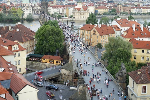 Prag  Hauptstadt  Europa  Tschechische Republik  Tschechien  UNESCO-Welterbe  Karlsbrücke