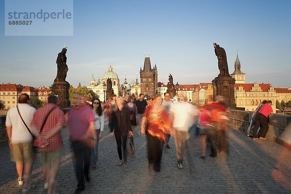 Prag  Hauptstadt  Europa  Tschechische Republik  Tschechien  UNESCO-Welterbe  Karlsbrücke