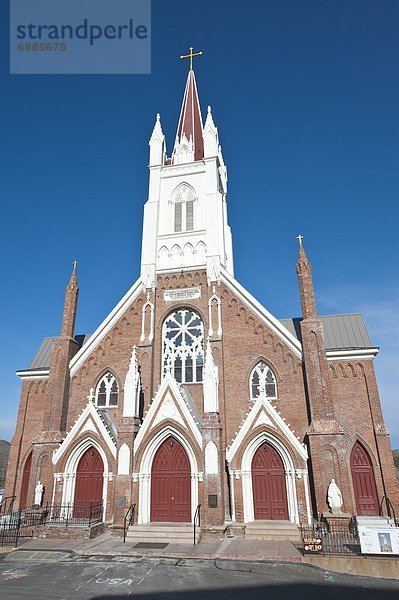 Vereinigte Staaten von Amerika  USA  Kirche  Nordamerika  Nevada  bauen  katholisch  römisch  Virginia City