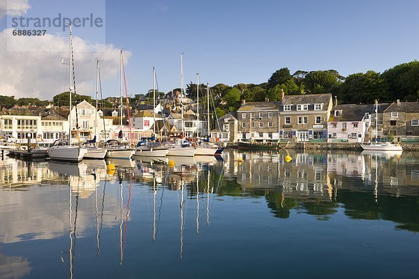 Hafen  Europa  Großbritannien  Dorf  angeln  Sehenswürdigkeit  Landschaftlich schön  landschaftlich reizvoll  Padstow  Cornwall  England