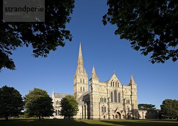 Kathedrale von Salisbury  Salisbury Cathedral  Salisbury  Wiltshire  England  Großbritannien  Europa