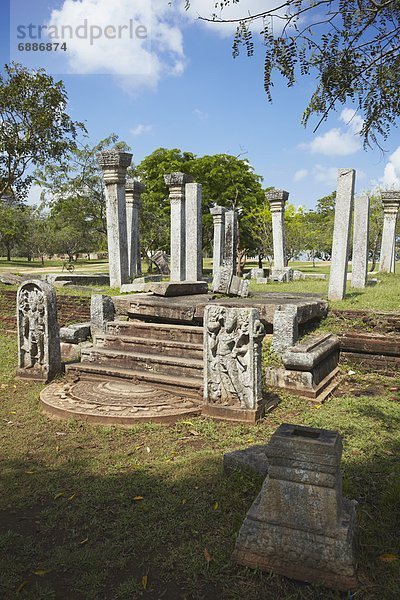 Ruine  UNESCO-Welterbe  Anuradhapura  Asien  Kloster  Sri Lanka