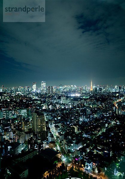 Nacht  Tokyo  Hauptstadt