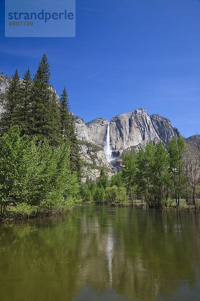 Fluss  Wasserfall  Yosemite Nationalpark  Merced