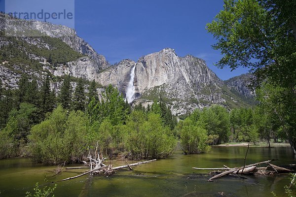 Fluss  Wasserfall  Yosemite Nationalpark  Merced