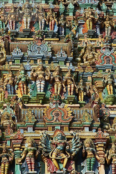 Detail  Details  Ausschnitt  Ausschnitte  Asien  Indien  Madurai  Tamil Nadu