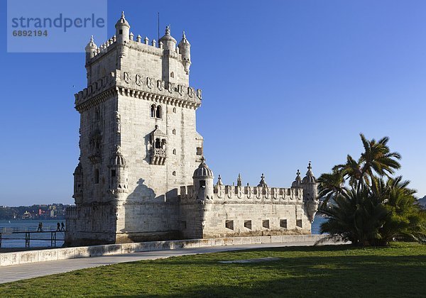 Lissabon  Hauptstadt  Europa  UNESCO-Welterbe  Belem  Portugal  Torre de Belem