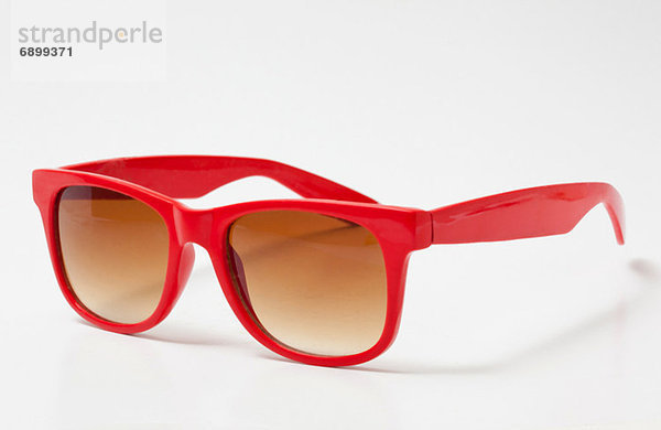 Rote Sonnenbrille