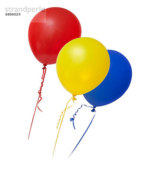 Luftballons in Primärfarben
