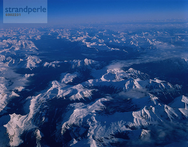 Berg  Felsen  Sonnenaufgang  Ansicht  Luftbild  Fernsehantenne  Alberta  Kanada