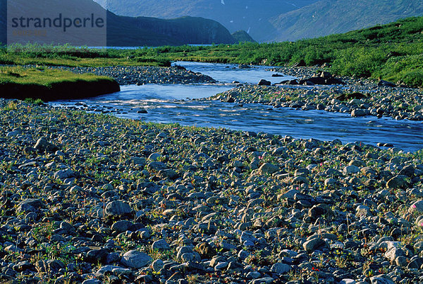 Berg  Fluss  Labrador  Neufundland  Kanada