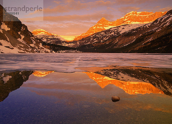 über  Sonnenaufgang  See  Unterricht  Banff
