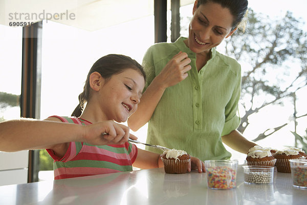 Produktion Tochter cupcake Mutter - Mensch