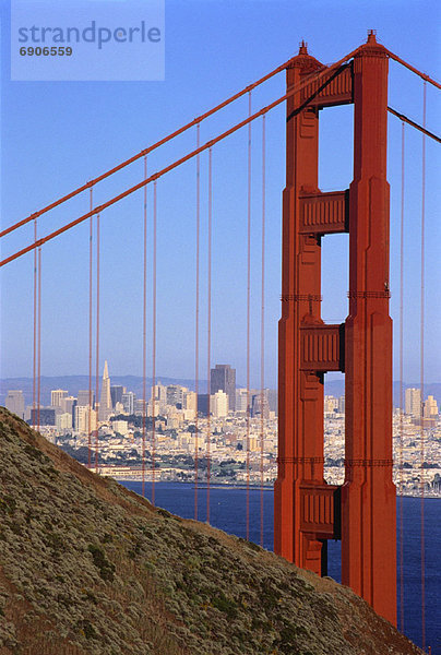 Vereinigte Staaten von Amerika USA Stadtansicht Stadtansichten Kalifornien Golden Gate Bridge