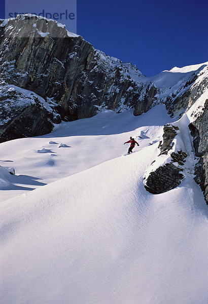 Berg  Snowboardfahrer  Schweiz