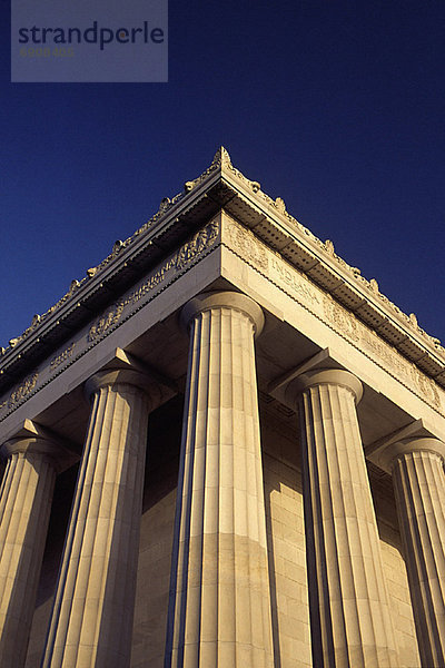 Denkmal  Vereinigte Staaten von Amerika  USA  hoch  oben  sehen  Säule  Lincoln