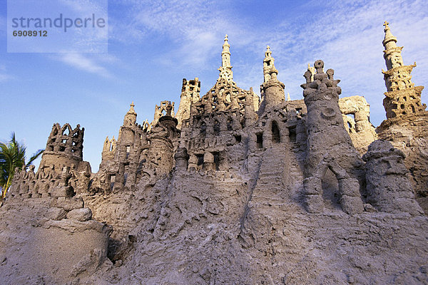 Palast  Schloß  Schlösser  Strand  Sand