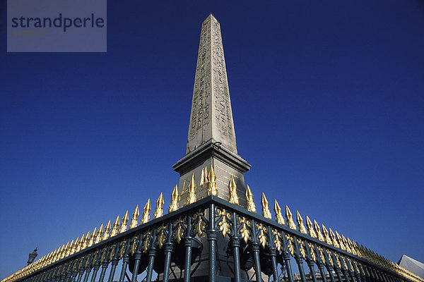 hoch oben Paris Hauptstadt Frankreich sehen Obelisk Platz