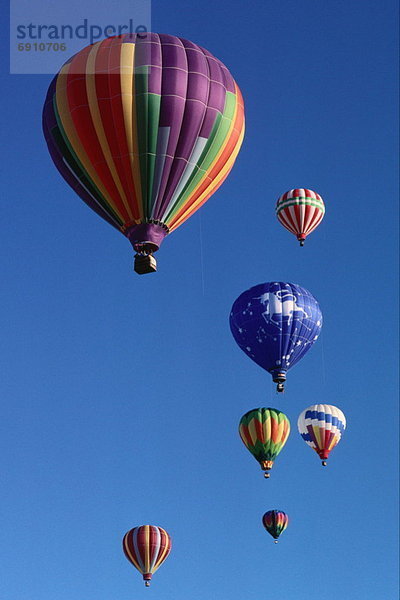 Vereinigte Staaten von Amerika  USA  Heißluftballon  Albuquerque  New Mexico
