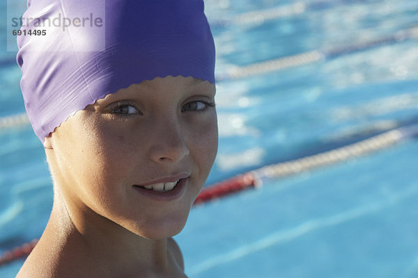 Portrait Junge - Person Schwimmbad