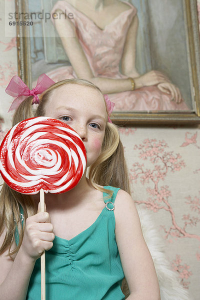 Mädchen mit Lollipop