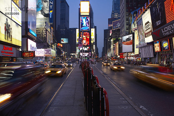 Times Square  New York City  New York  USA