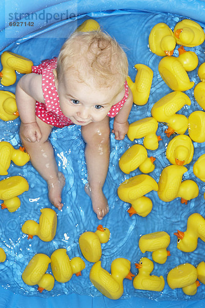 Ente Mädchen Baby Gummi