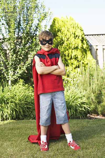Portrait  Junge - Person  Held  Kleidung  Super  Kostüm - Faschingskostüm