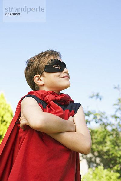 Portrait  Junge - Person  Held  Kleidung  Super  Kostüm - Faschingskostüm