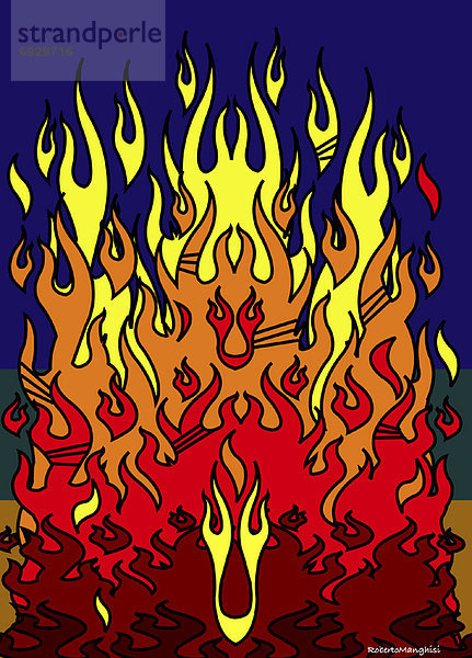 Illustration  Feuer