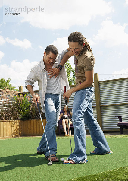 Freundschaft  Modell  Golfsport  Golf  Miniatur  spielen