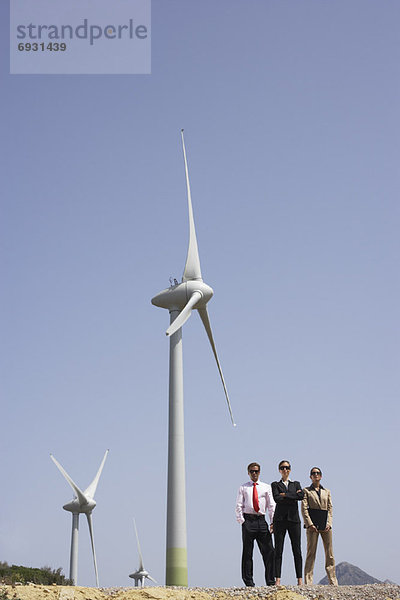 Mensch Menschen Business Windpark