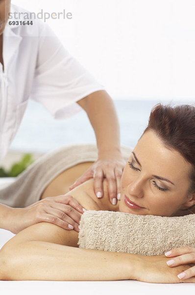 Frau immer Massage