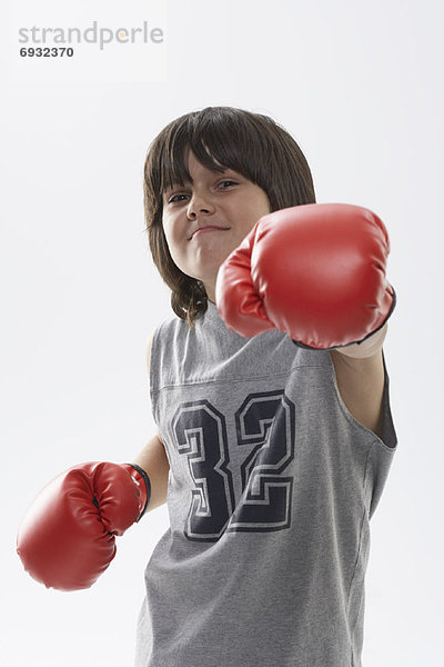 Portrait  Junge - Person  Handschuh  Kleidung