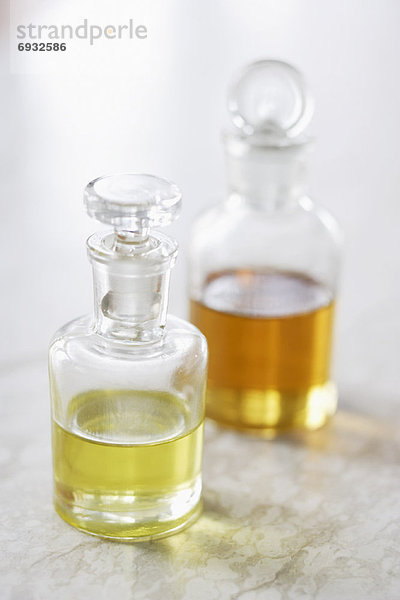 Flaschen von Olivenöl
