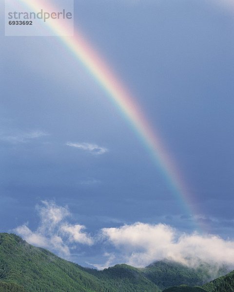 Akita Präfektur  Japan  Regenbogen