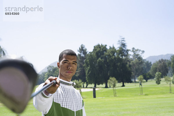 Portrait  Golfspieler