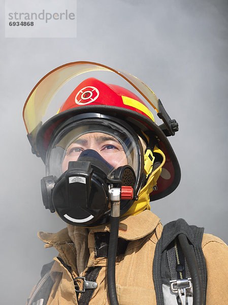 Porträt von Feuerwehrmann
