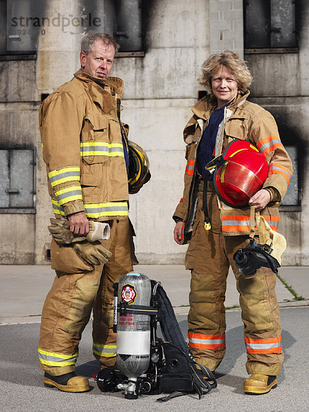 Portrait von Feuerwehrmännern