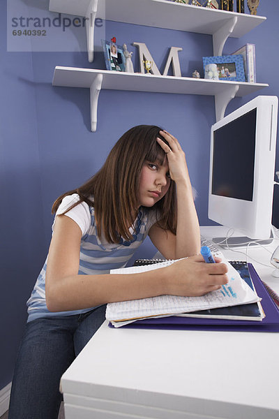 Girl Studying