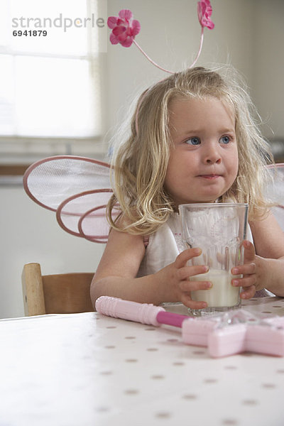 trinken  Kostüm - Faschingskostüm  Mädchen  Milch