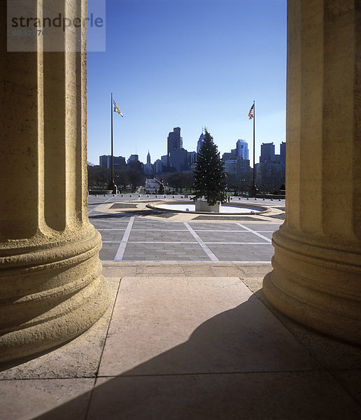 Vereinigte Staaten von Amerika  USA  Kunst  Museum  Ansicht  Innenstadt  Pennsylvania  Philadelphia