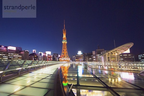 Nacht  Fernsehen  Ansicht  Japan  Nagoya  Oase